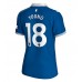 Everton Ashley Young #18 Replika Hemma matchkläder Dam 2023-24 Korta ärmar